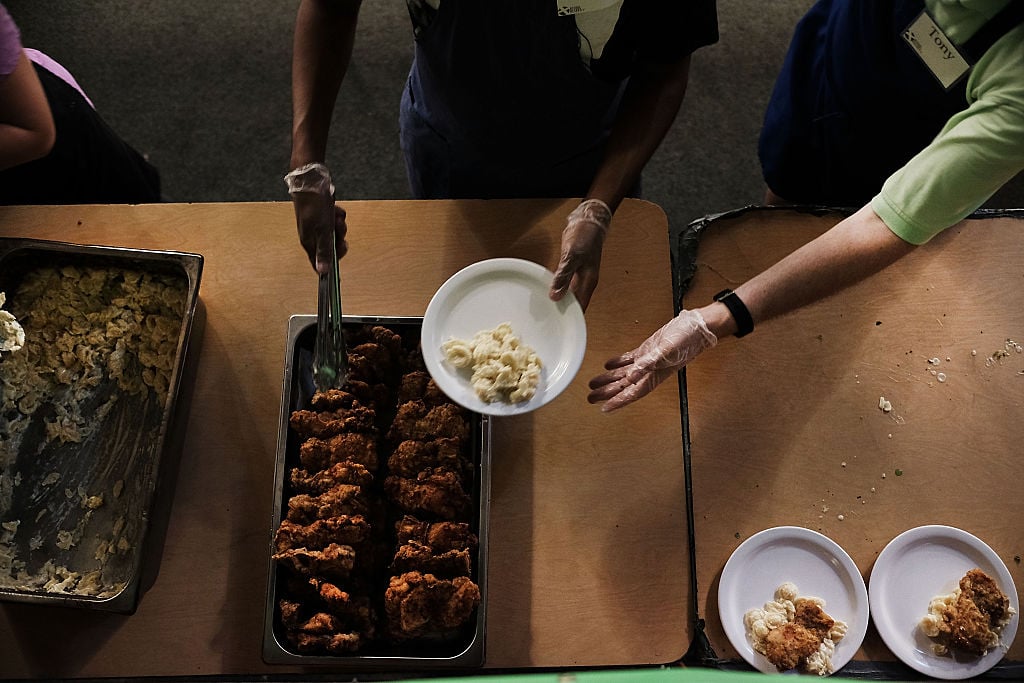 feeding the homeless