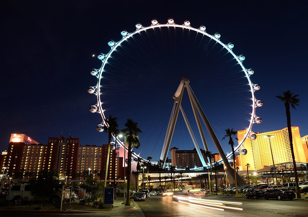 High Roller ferris wheel in Vegas
