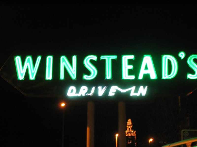 Sign for Winstead's Drive-in