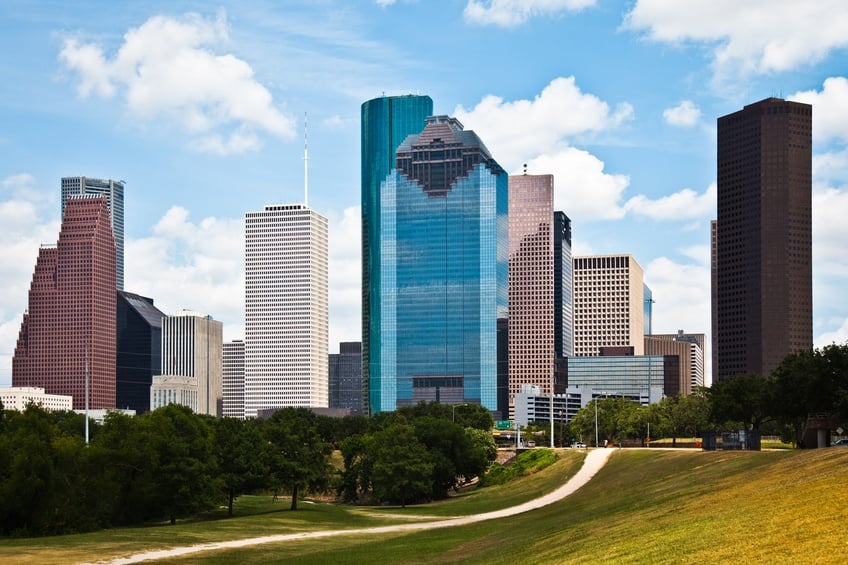 Downtown Houston, Texas, cityscape
