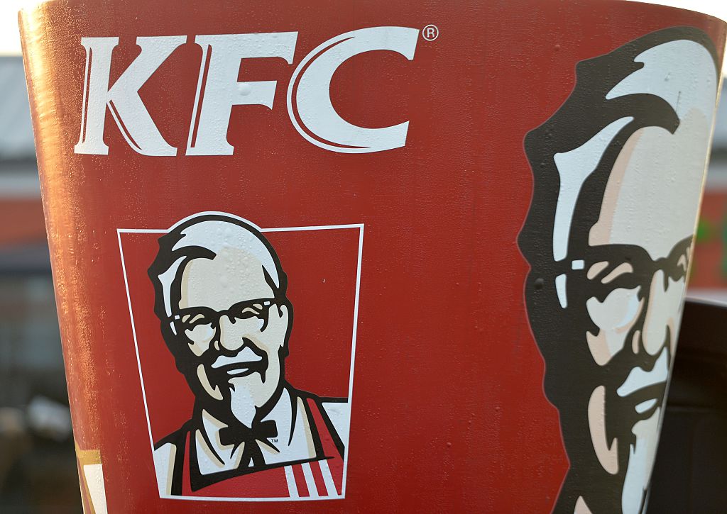 A bucket of KFC