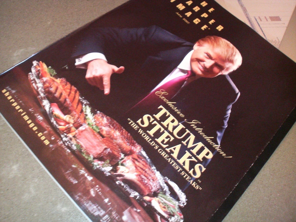 Ad for Trump Steaks