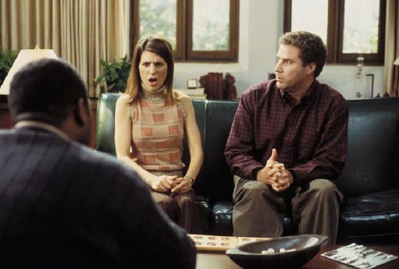 A divorce and marriage counseling session in 'Old School'