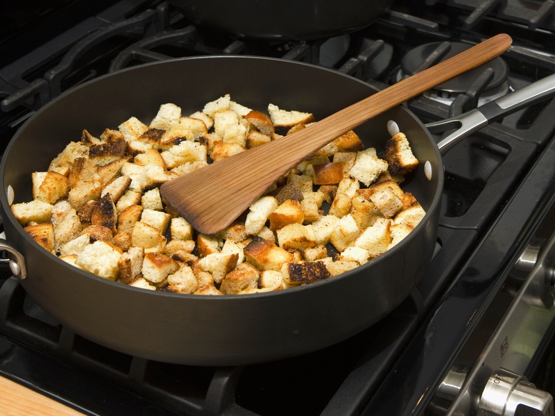 sauteed croutons