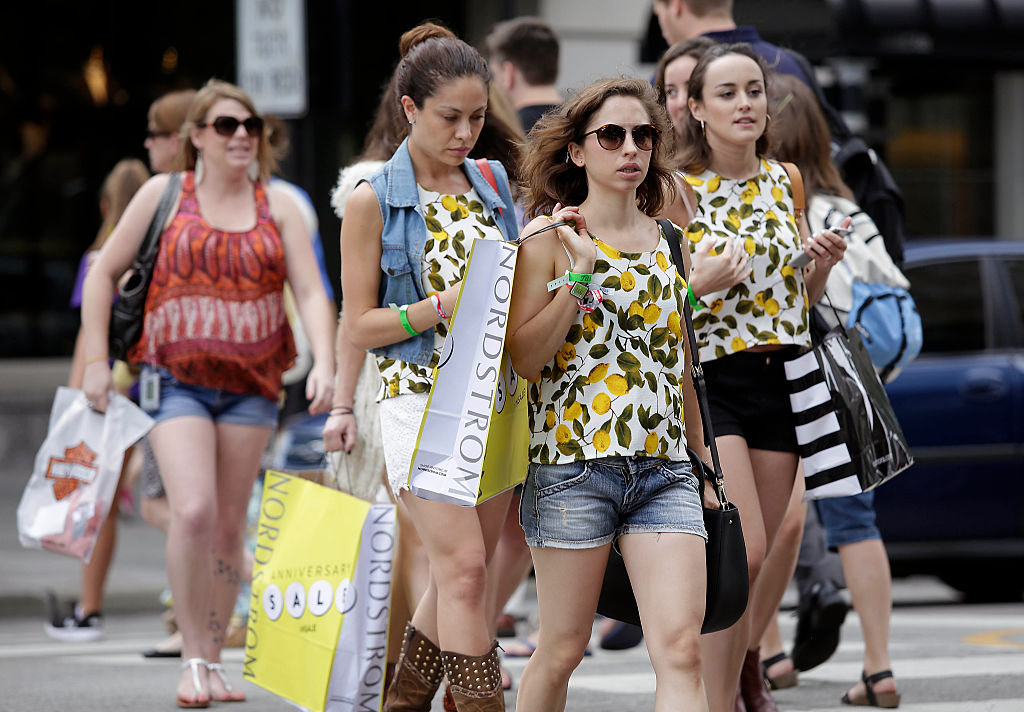 women shopping