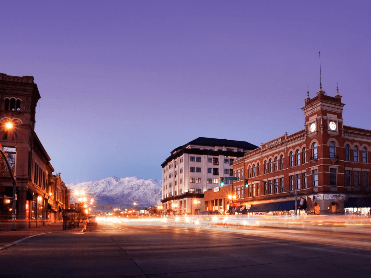 Downtown Provo, Utah -- the place to be if you want to be your own boss