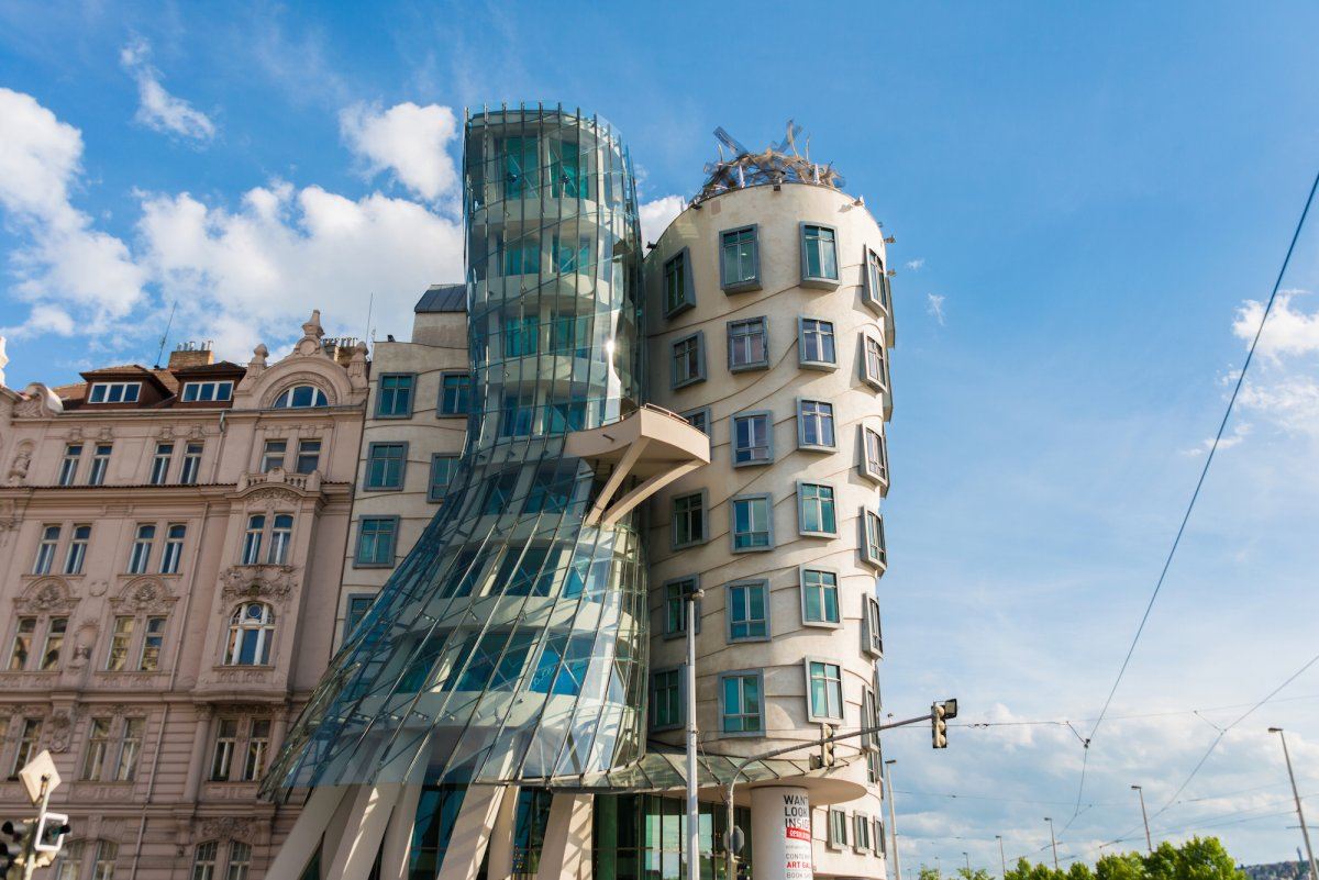 The dancing house in Prague