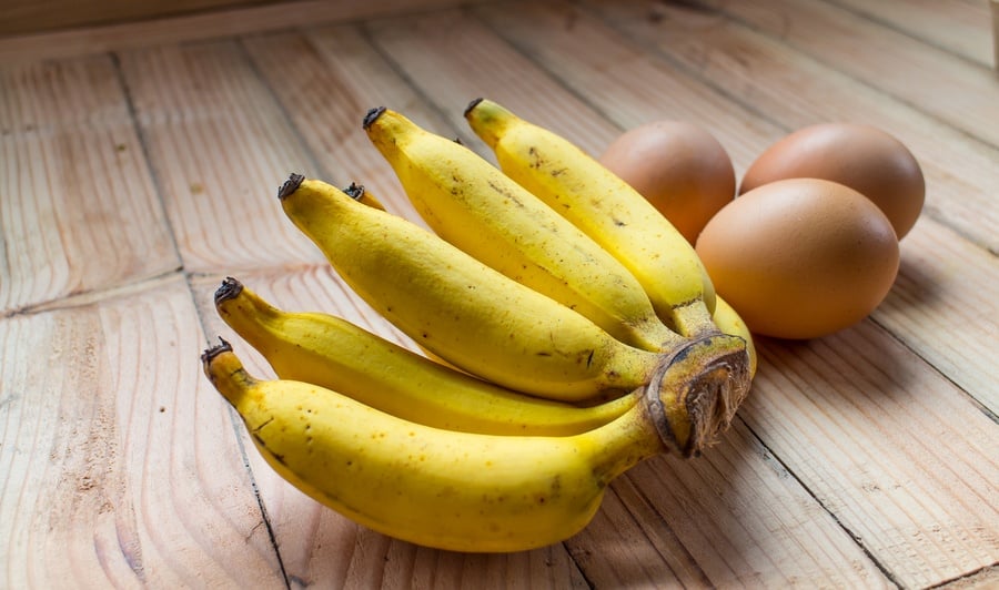 Bananas and eggs