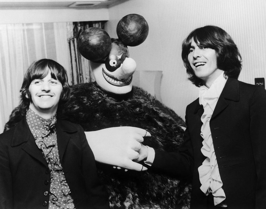 Beatles with Blue Meanie
