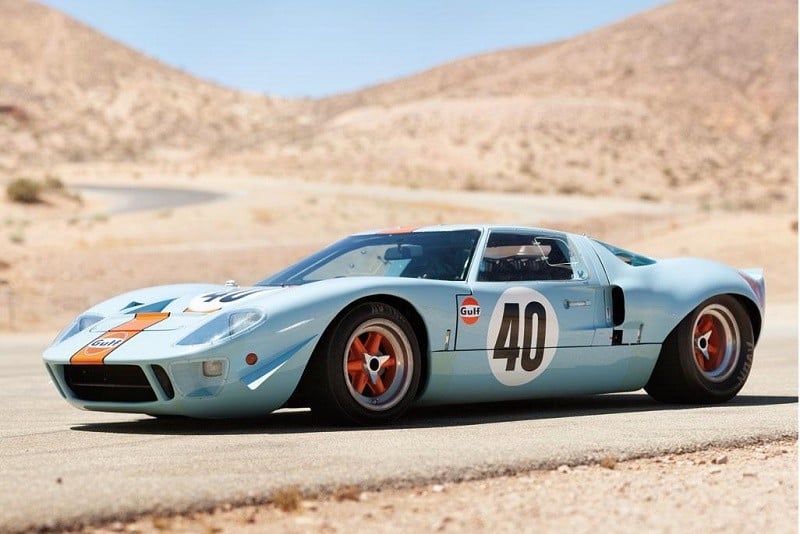 1968 Ford GT40 Gulf/Mirage Lightweight Racing Car
