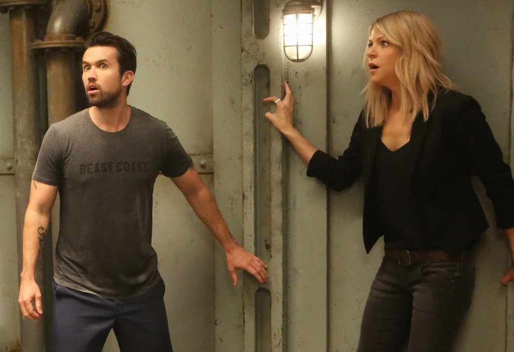 Kaitlin Olson and Rob McElhenney
