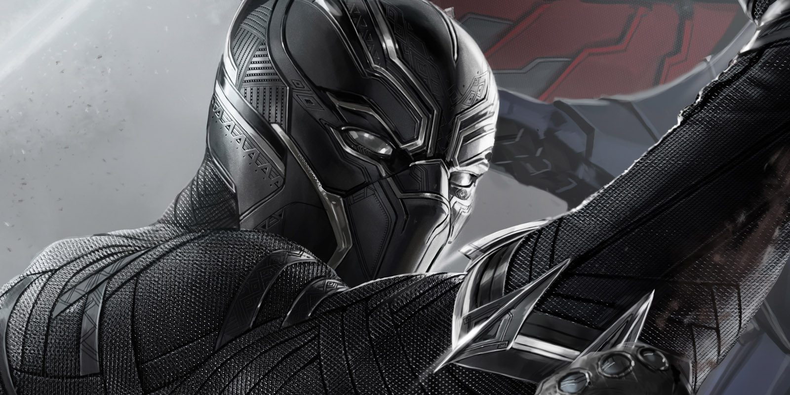 Black Panther holds up his hand in Captain America: Civil War