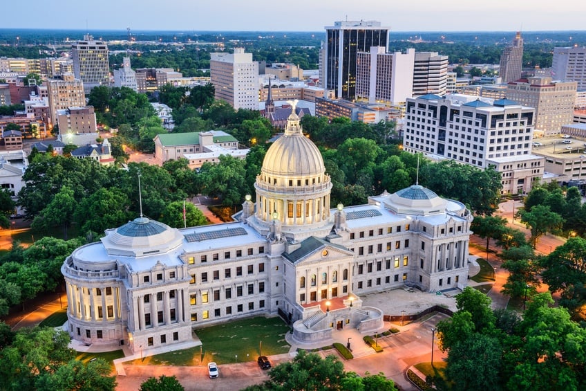 Jackson, Mississippi, USA skyline