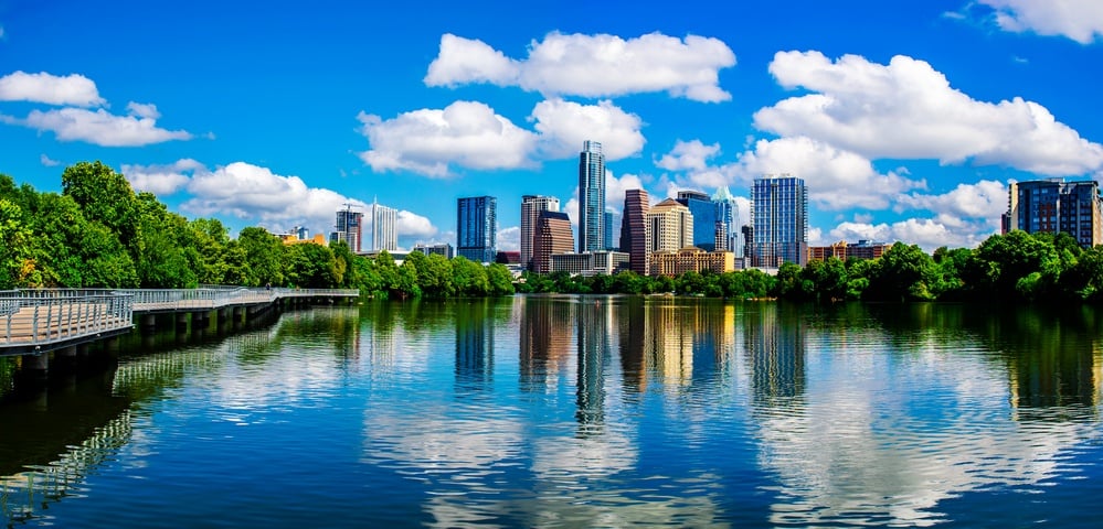 Austin Texas and Lady Bird Lake