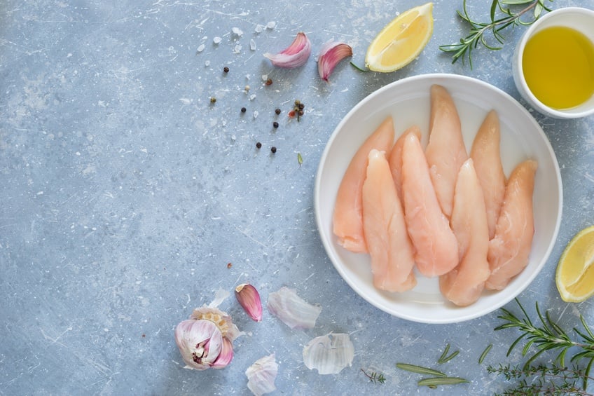 raw chicken tenders