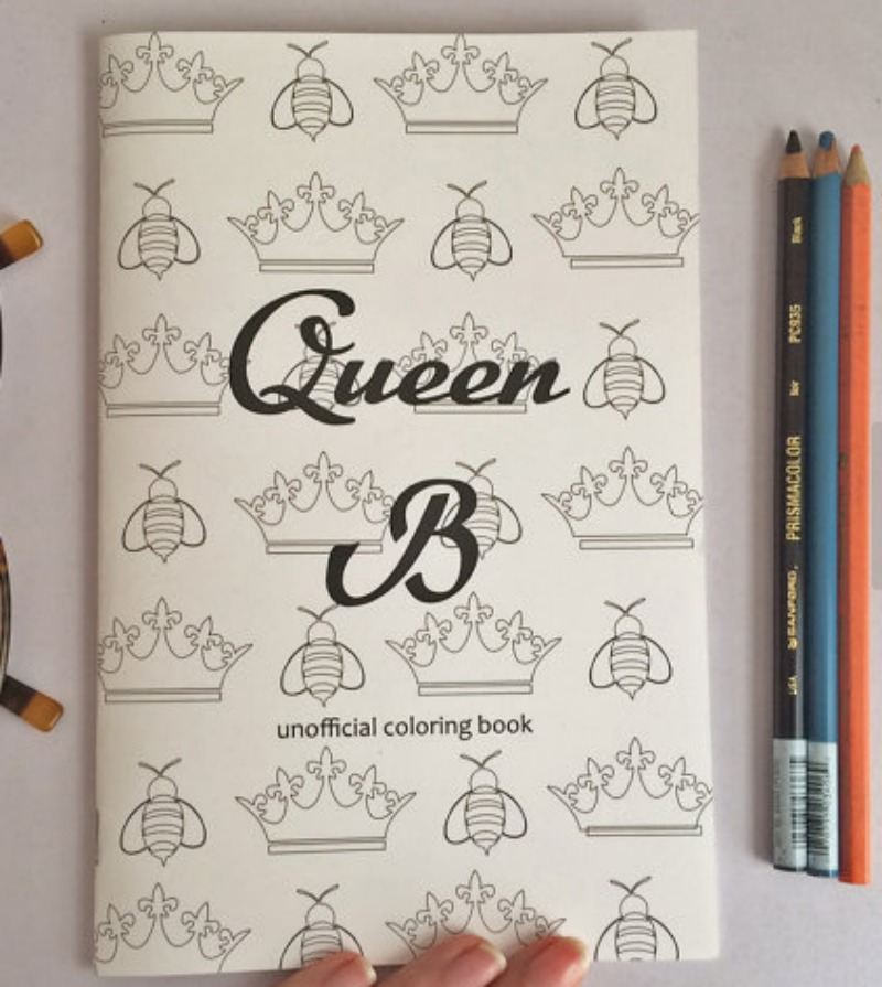 Queeb B coloring book