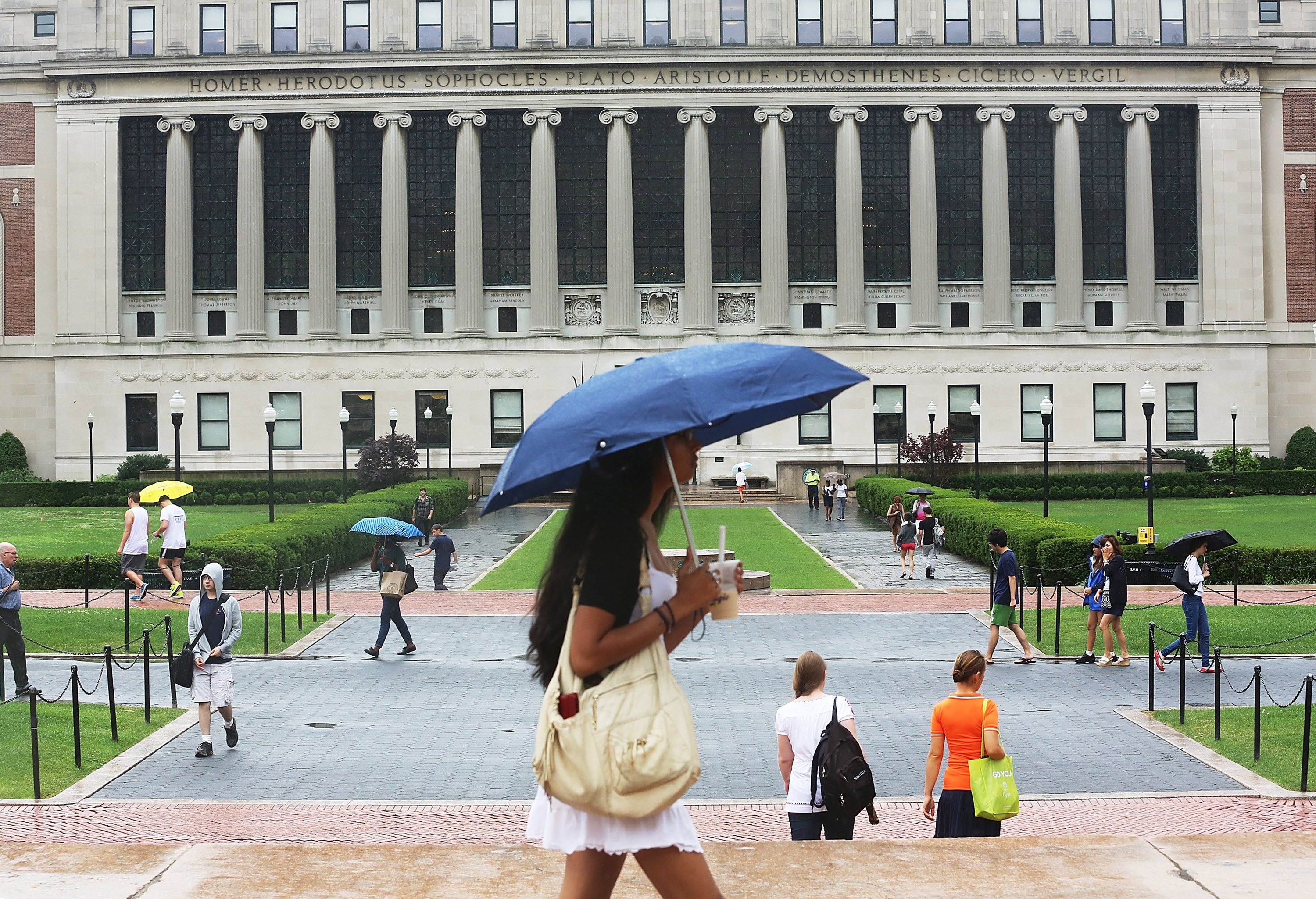The Columbia University campus in New York City