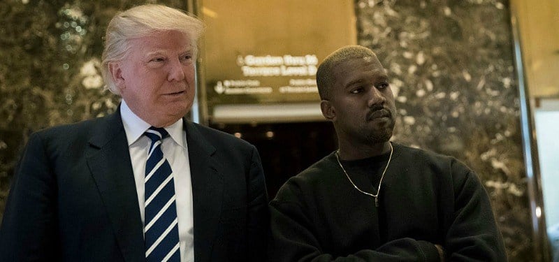 Kanye West and Donald Trump