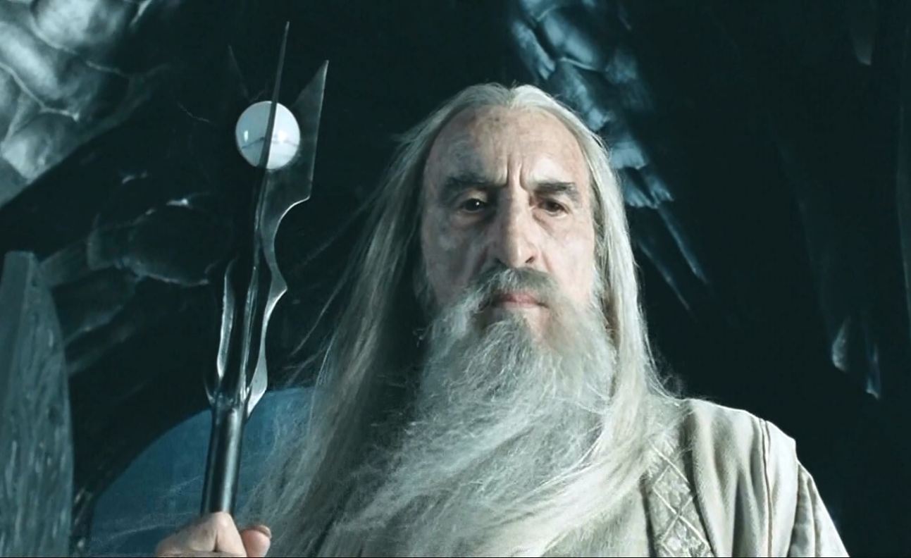 Saruman (Christopher Lee) in 'The Lord of the Rings: The Fellowship of the Ring'