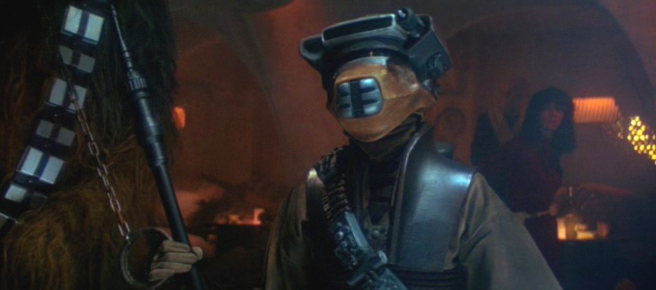 Princess Leia in disguise in Return of the Jedi