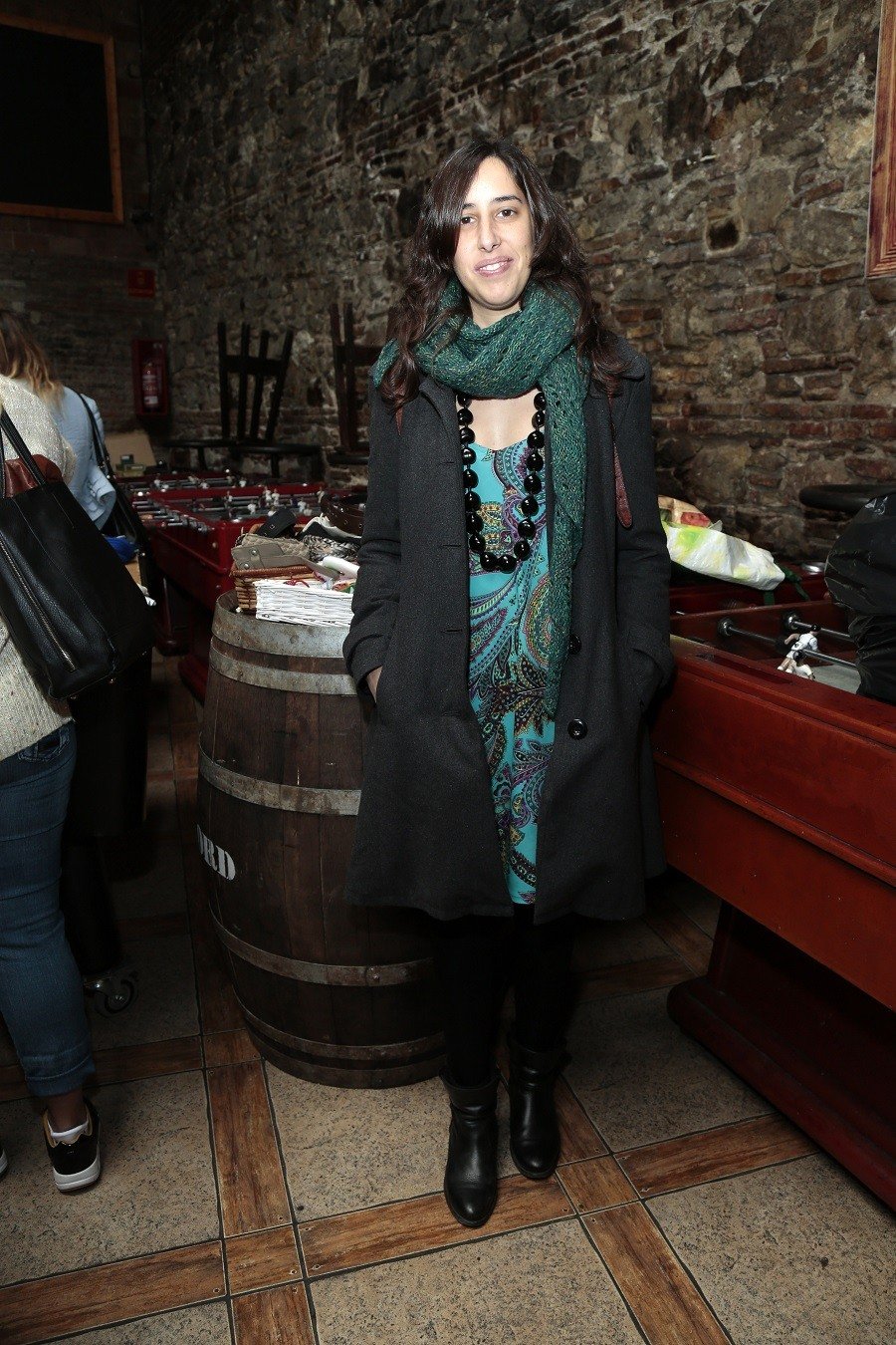 Raquel Viejo is wearing a Natura dress