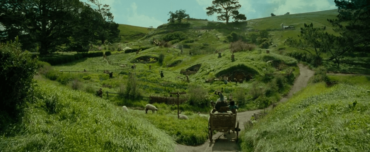 The Shire in 'Lord of the Rings'