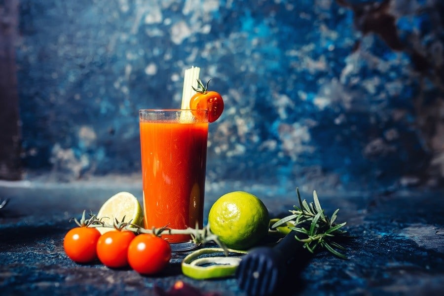 spicy Bloody Mary cocktail