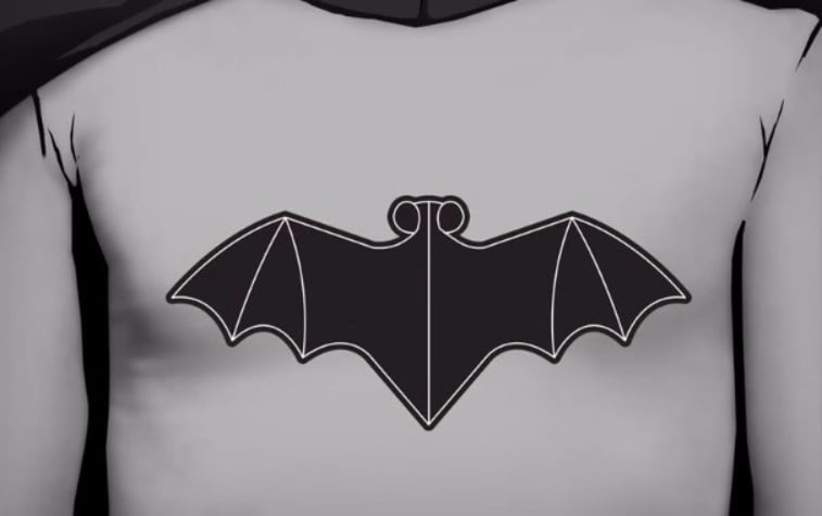 Batman's 1949 on-screen logo