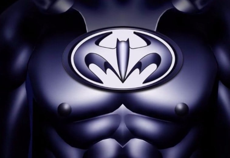 Batman's infamous nipple-suit from 1997