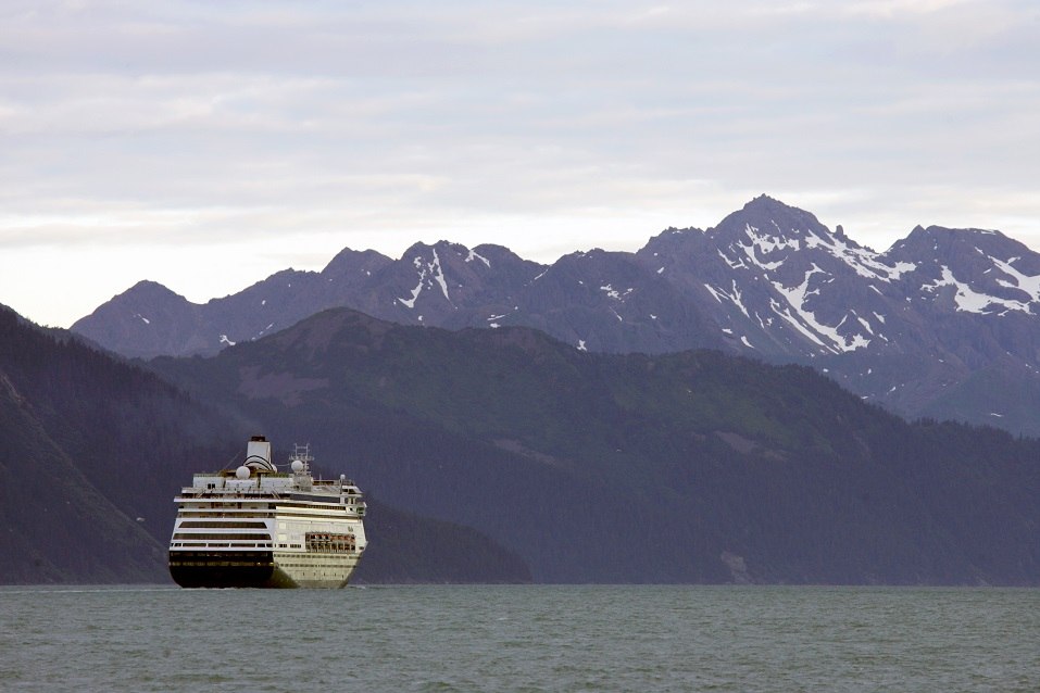 Cruise ship on Alaska Marine