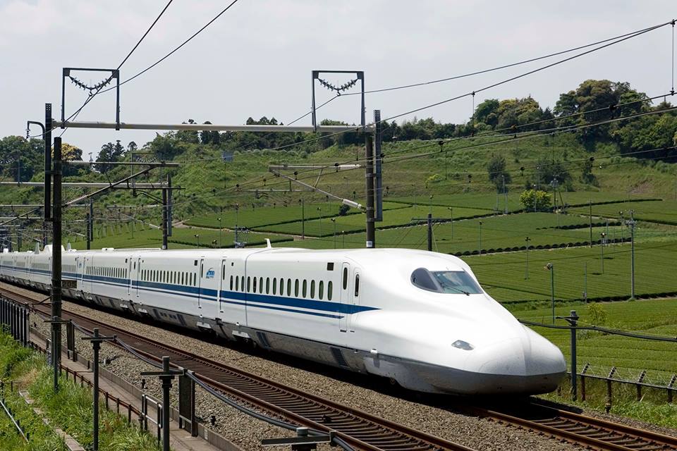 A bullet train proposed for the Texas Central Railway