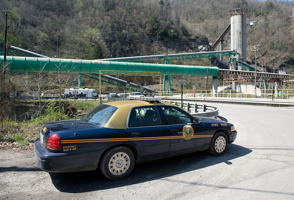 West Virginia police car