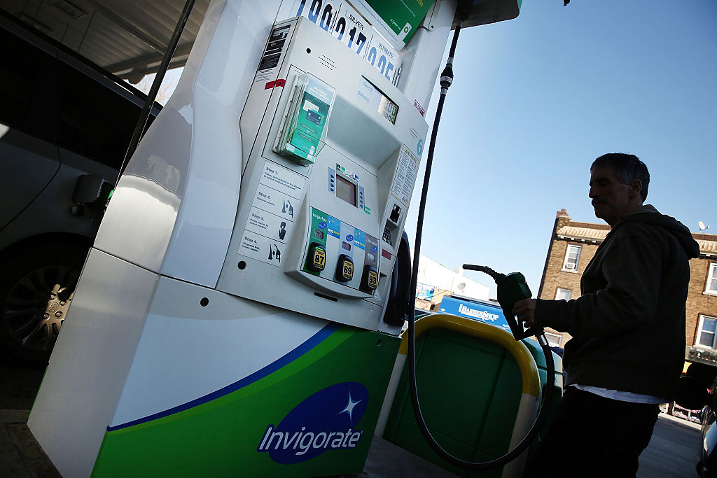 pumping gas
