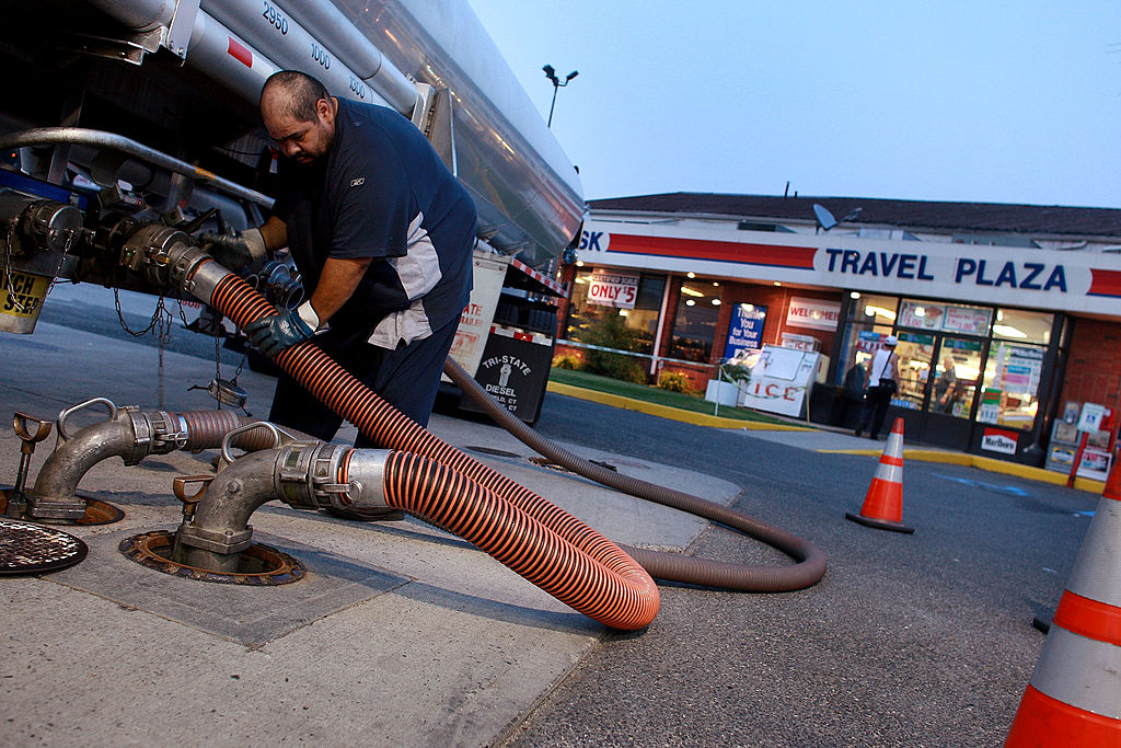 gas station