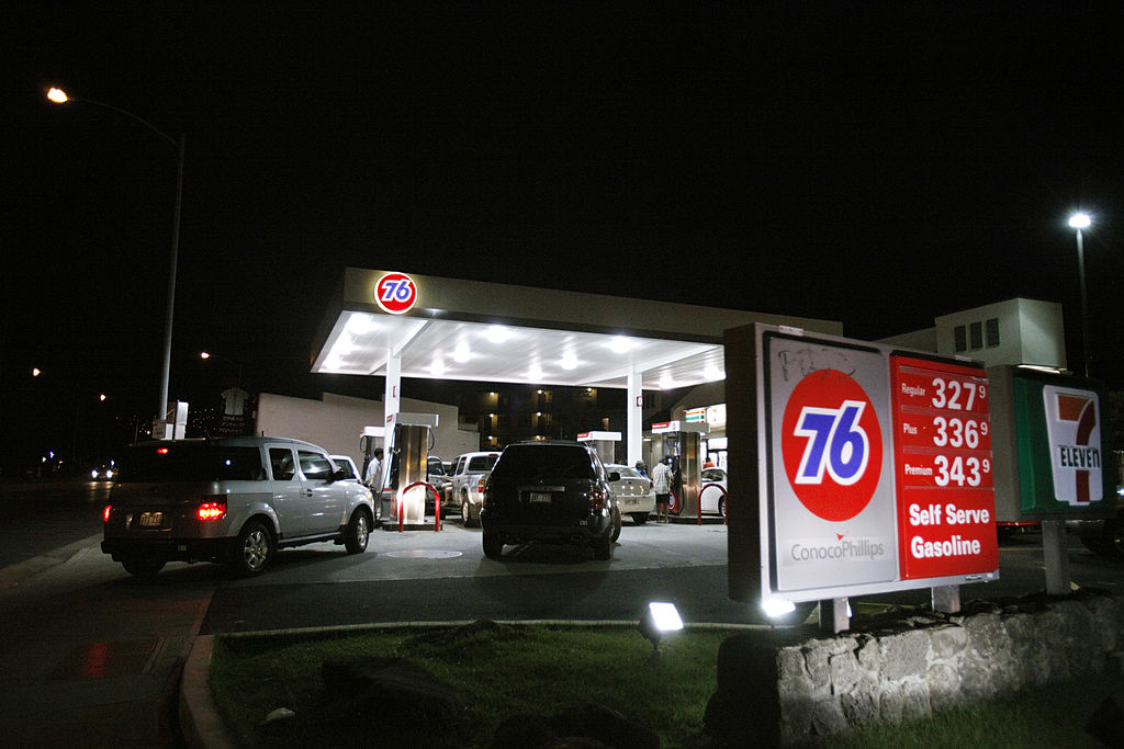 gas station