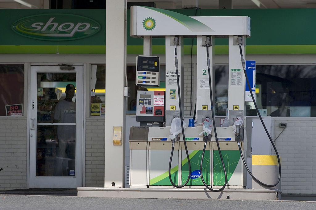 gas station