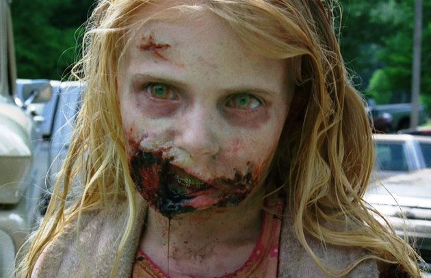 The little girl with the bunny slippers from the first scene in 'The Walking Dead'