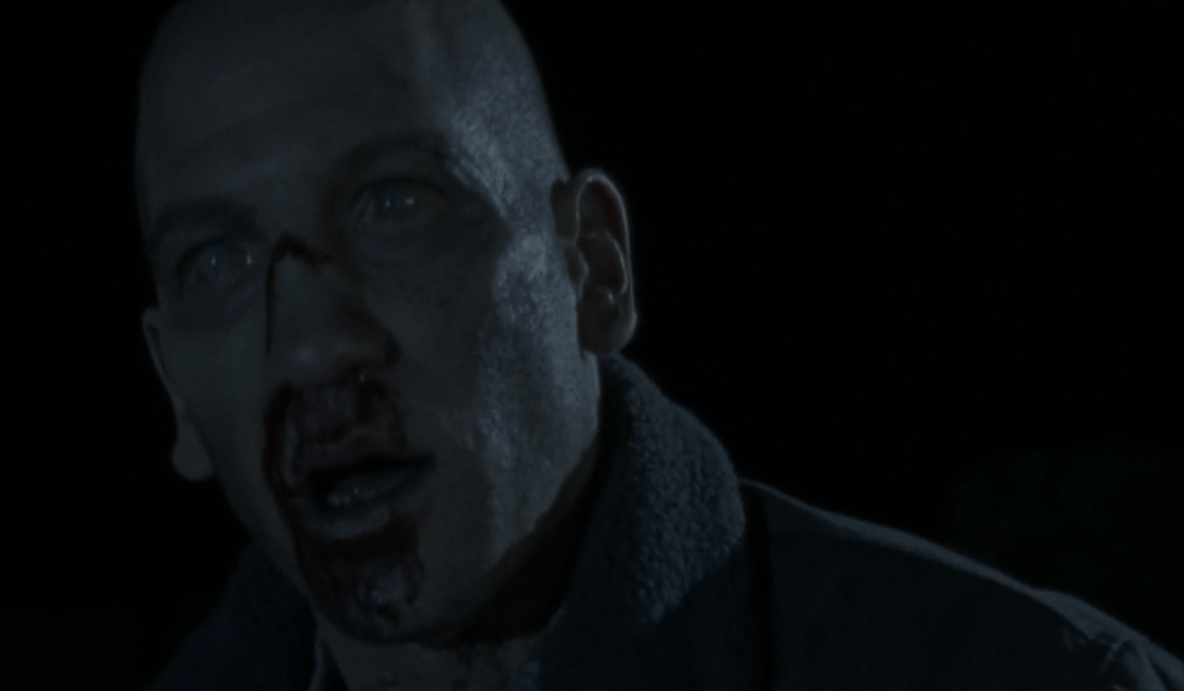 Shane Walsh (Jon Bernthal) becomes a walker in a scene from 'The Walking Dead' Season 2 episode "Better Angels"