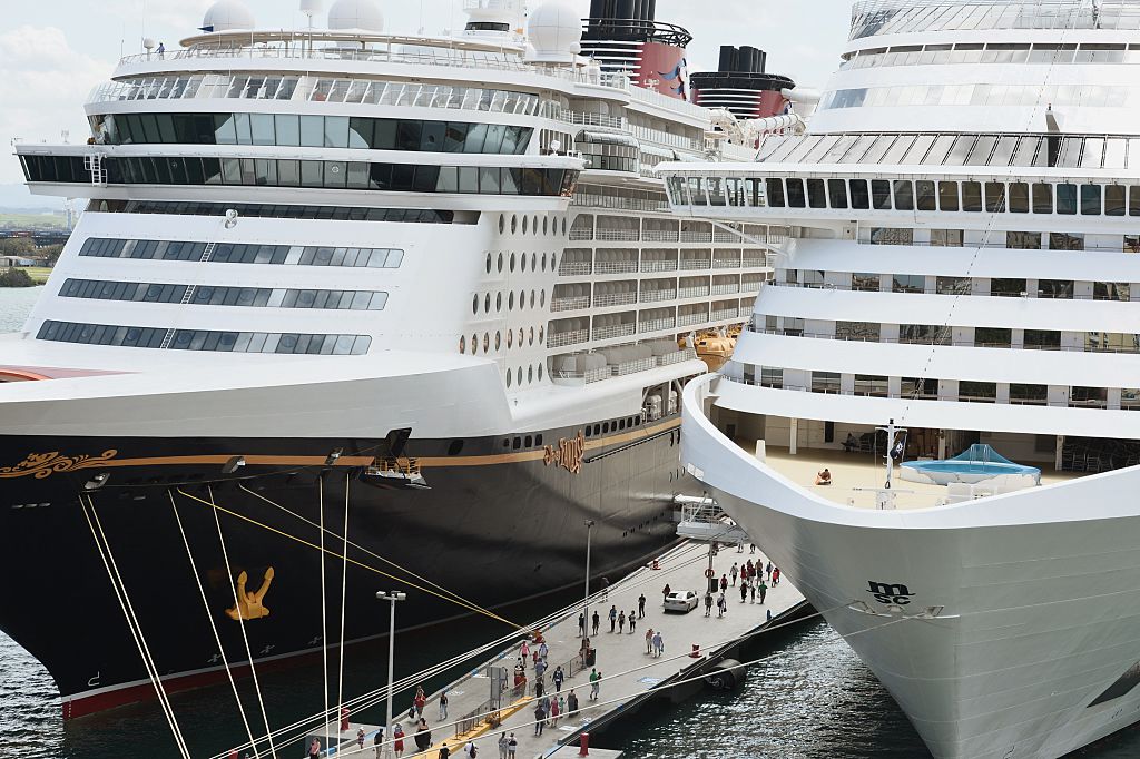 cruise ships in dock