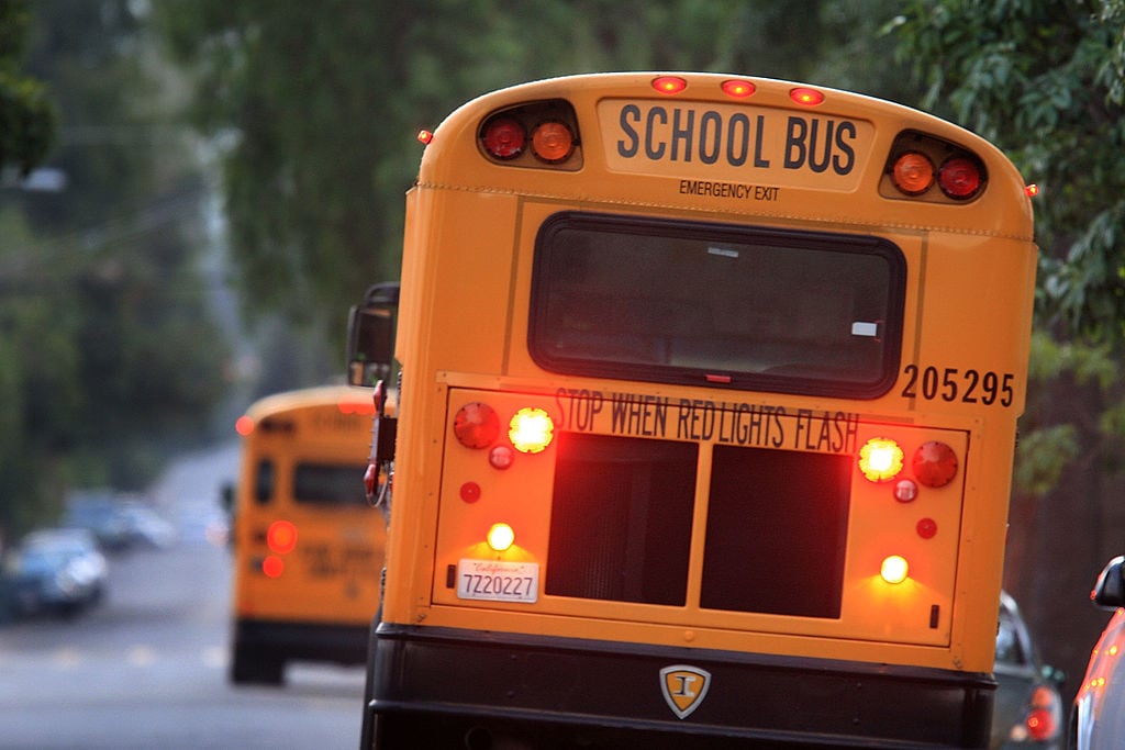 School bus in California