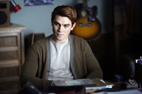 KJ Apa as Archie Andrews in The CW's Riverdale