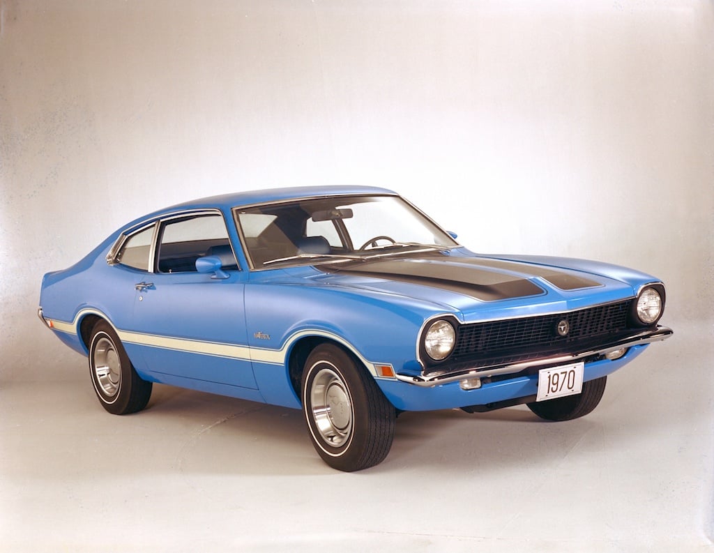 Blue 1970 Ford Maverick Grabber