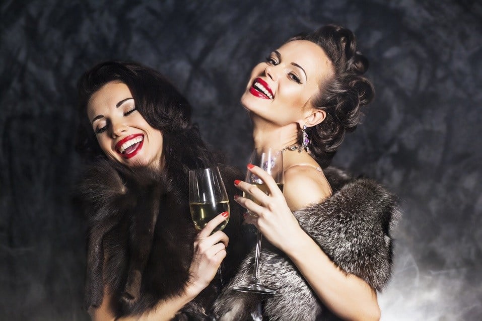 Young happy women