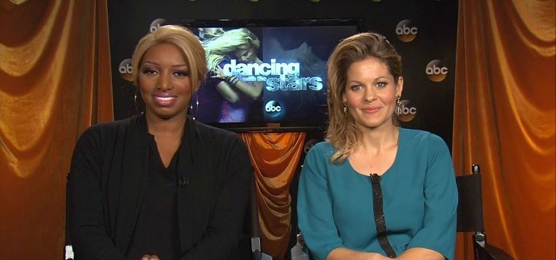 Candace Cameron and Nene Leakes in an interview.