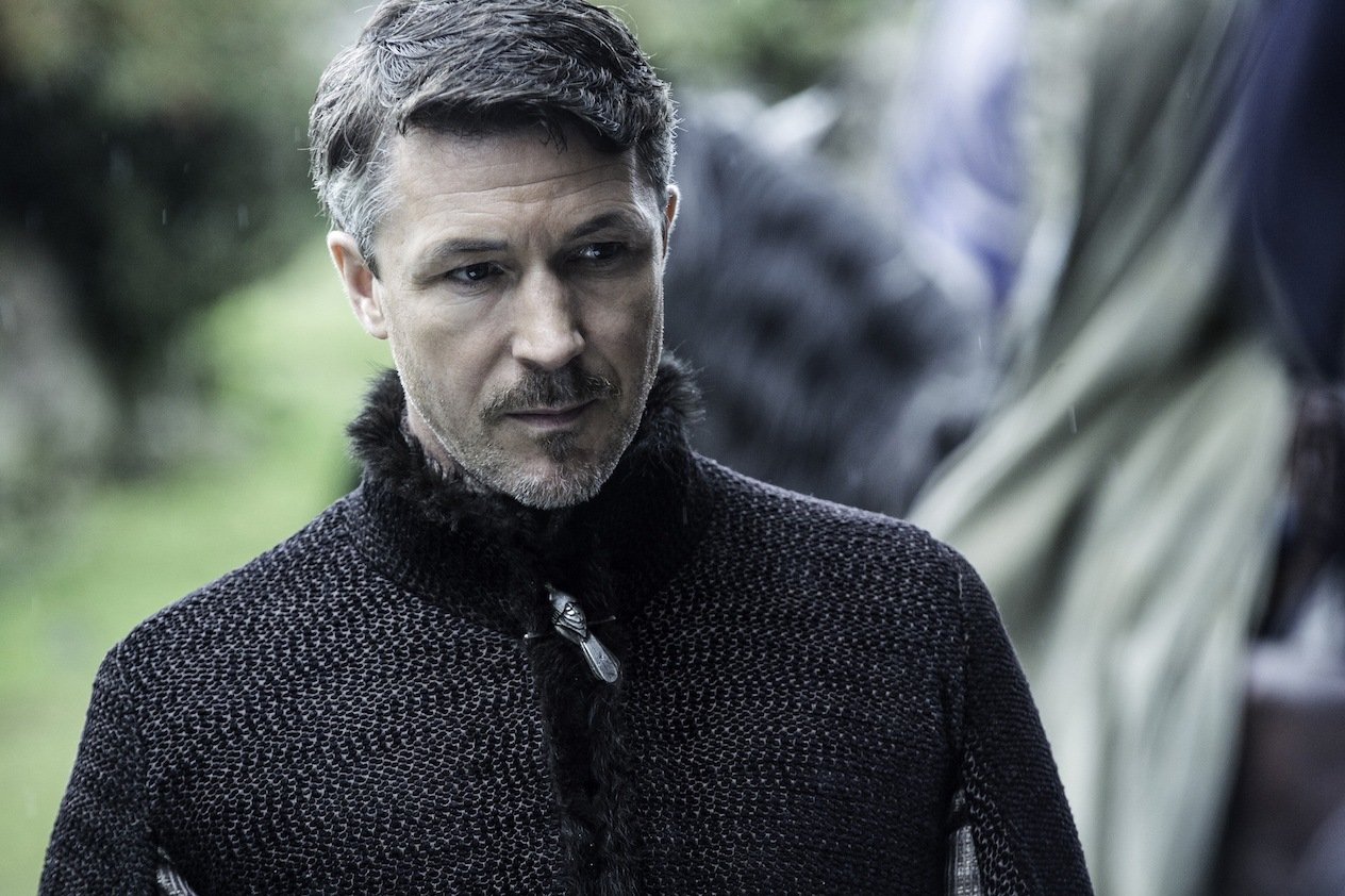 Baelish stands outside in a scene from 'Game of Thrones.'