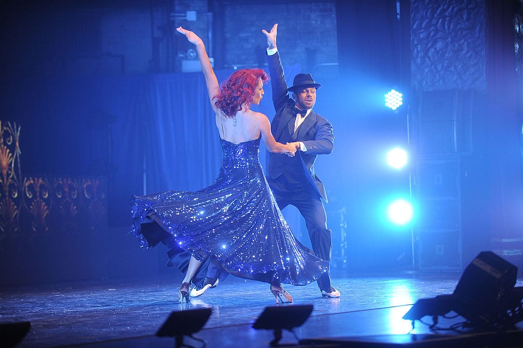 Sharna Burgess and Artem Chigvintsev perform