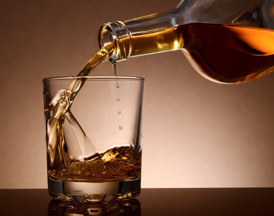 malt whiskey in a glass