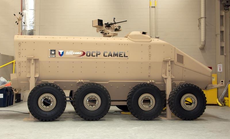 A Camel MRAP concept vehicle.