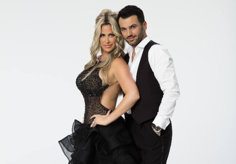 Kim Zolciak-Biermann dressed in costume on Dancing with the STars