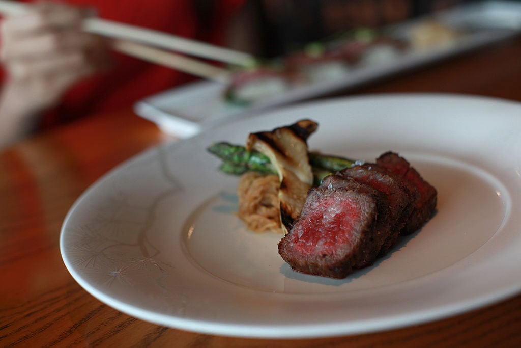 kobe beef meal
